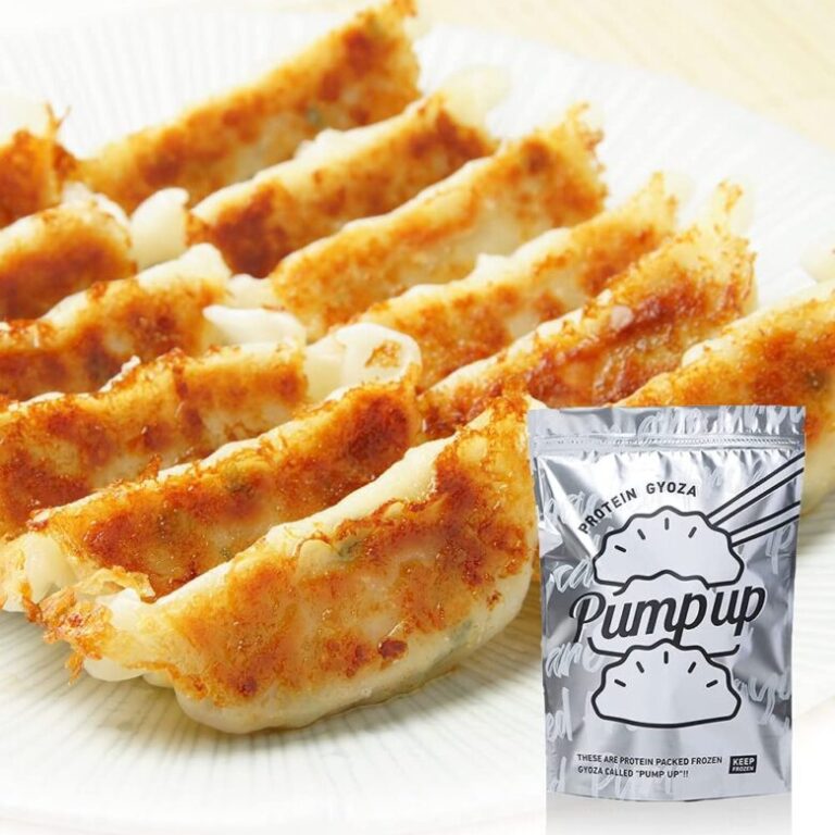 大豆でできたプロテイン餃子PUMPUP