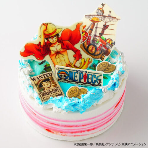 アニメワンピースに登場するルフィのケーキ