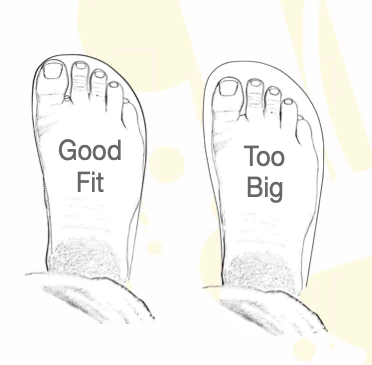 ルナサンダルは足にぴったりなサイズを選ぶのがポイント